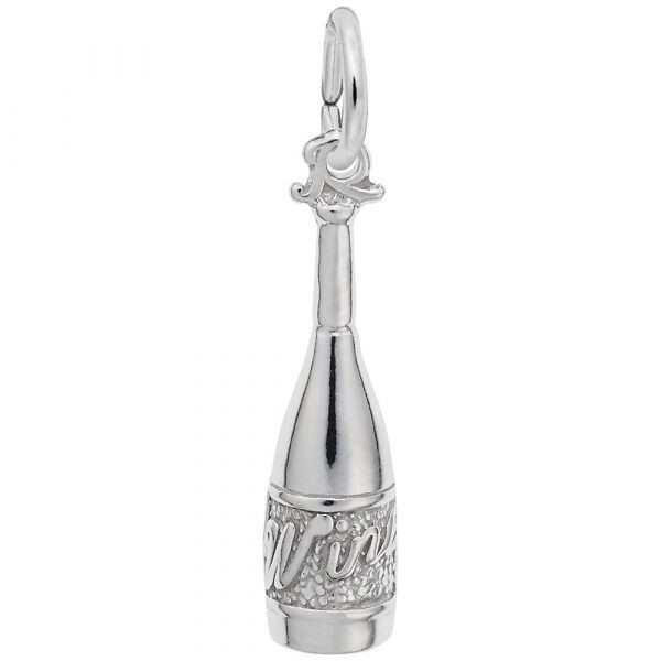 SS Wine Bottle Charm
