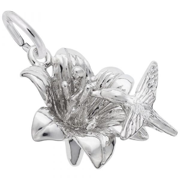 SS Hibiscus with Hummingbird Charm