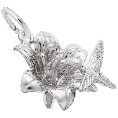 SS Hibiscus with Hummingbird Charm