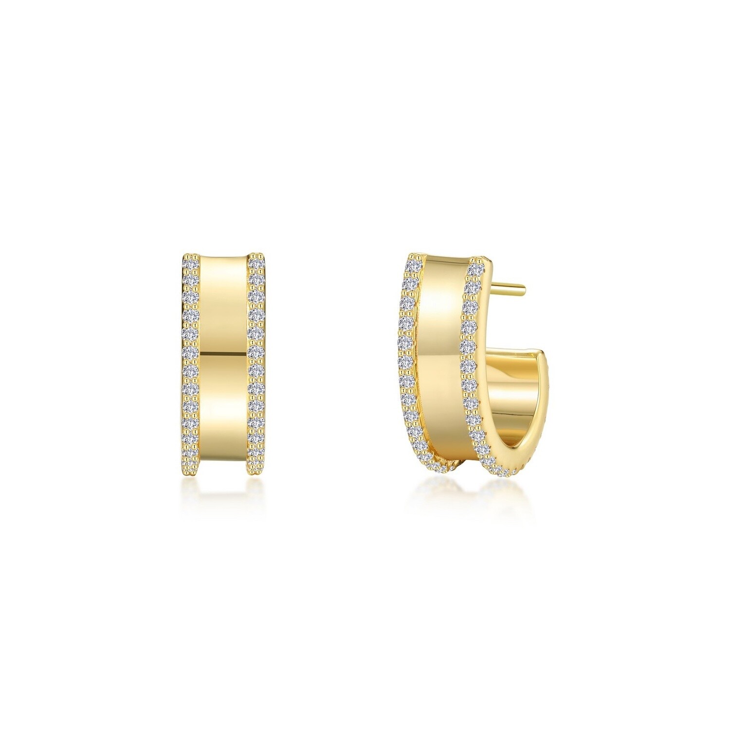 SS GP Half Hoop Earrings