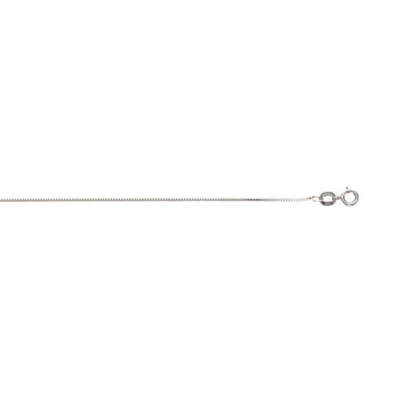 10K WG 0.6mm Box Chain 16"