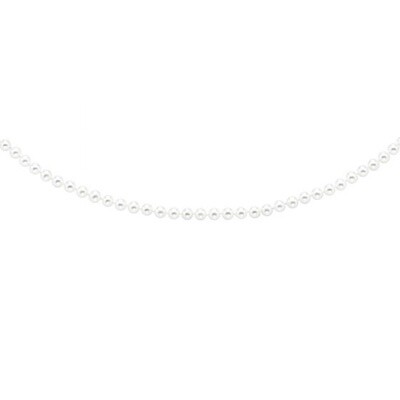 14K YG White Pearl Necklace 20"