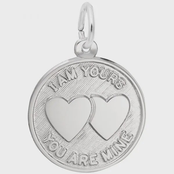 SS I Am Yours Heart Charm