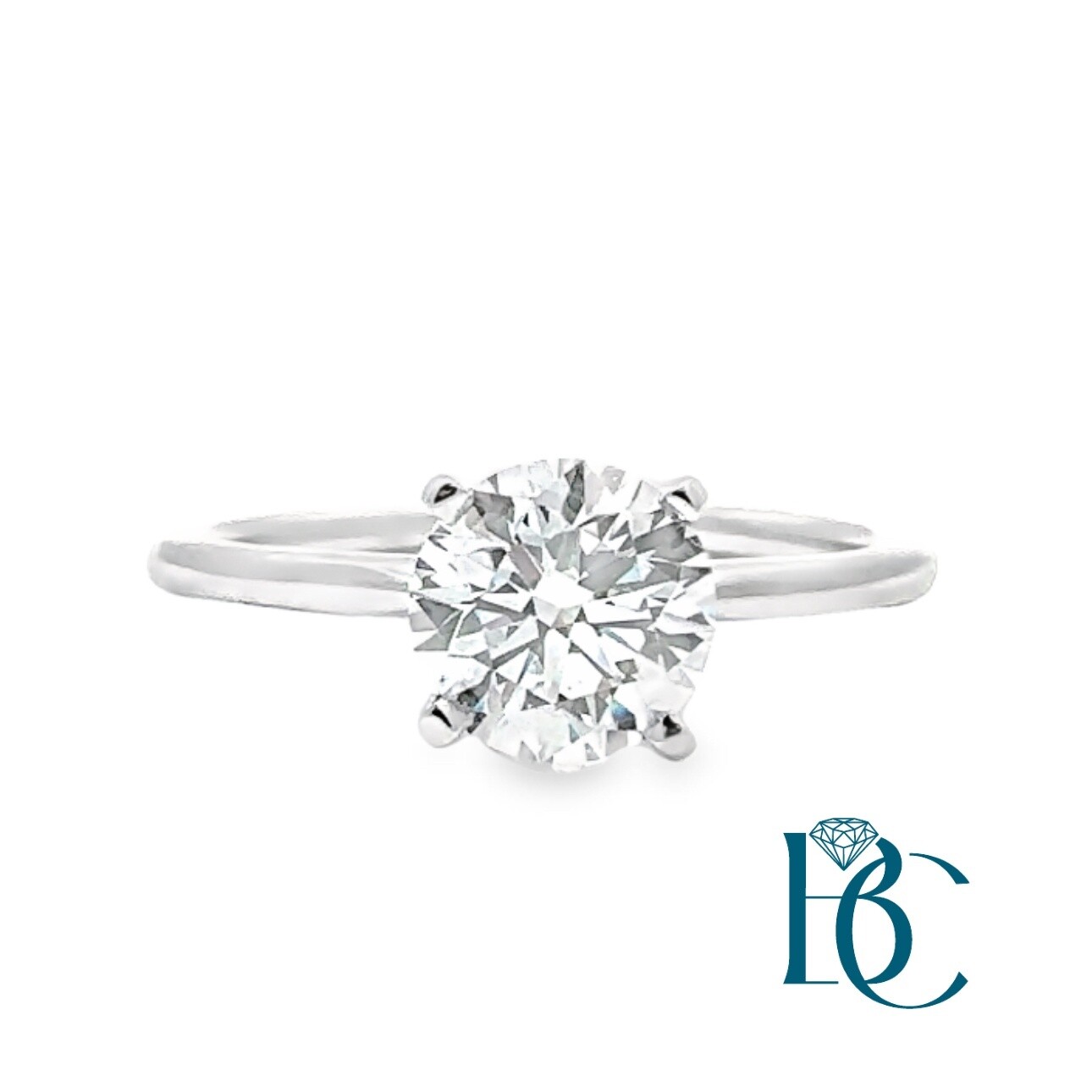 14K WG 1.00ct Lab Grown Diamond Solitaire