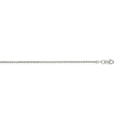 14K WG 1.3mm Ice Chain with Lobster Clasp