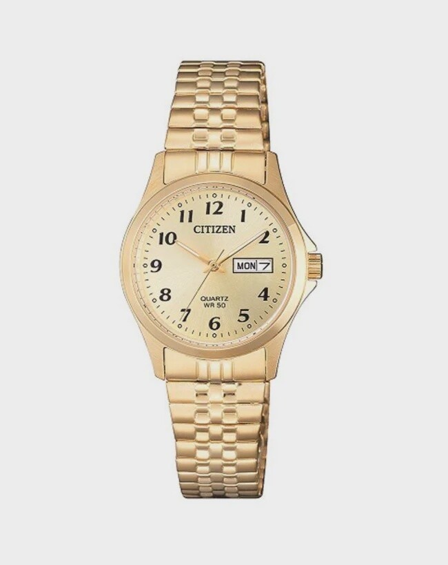 Citizen Quartz Gold Dial Ladies Watch