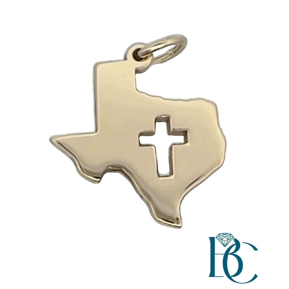 10K YG Texas Faith Pendant BCJ1032