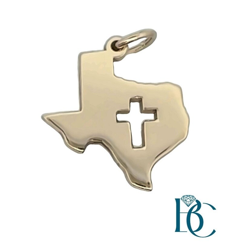 10K YG Texas Faith Pendant BCJ1032