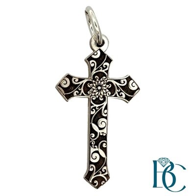SS Ornate Cross Pendant BCJ1058