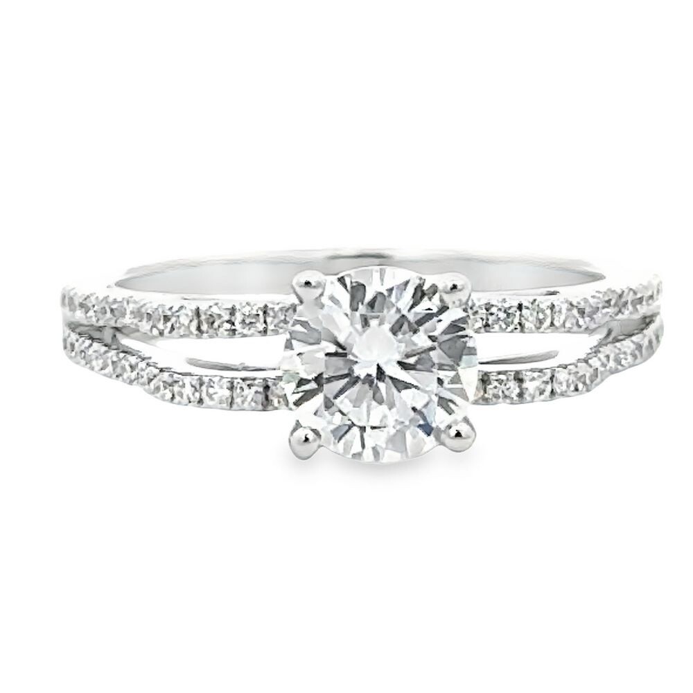 18k WG Semi-Mount 0.28ctw Diamond Ring