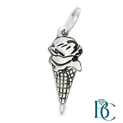 SS Ice Cream Cone Charm BCJ1065