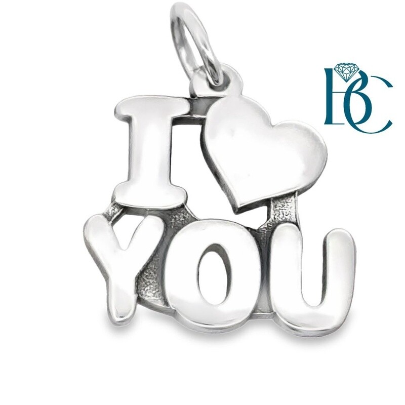 SS I Love You Charm BCJ1108 SS I Love You Charm BCJ1108
