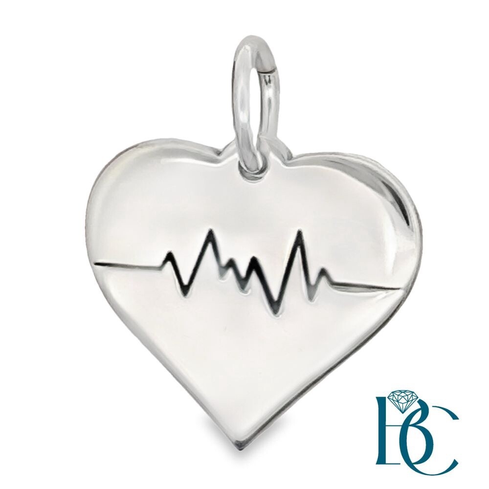 SS Heartbeat Heart Charm BCJ1109