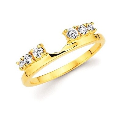 14k YG 1/4ct Diamond Enhancer Ring