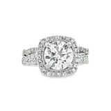 14k WG 2.60ctw Lab Diamond Wedding Set