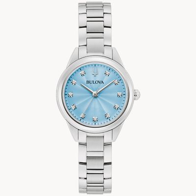 Bulova Ladies Sutton Blue Dial Watch