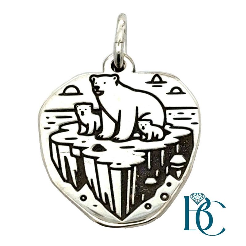 SS Polar Bear Family Charm BCJ1129