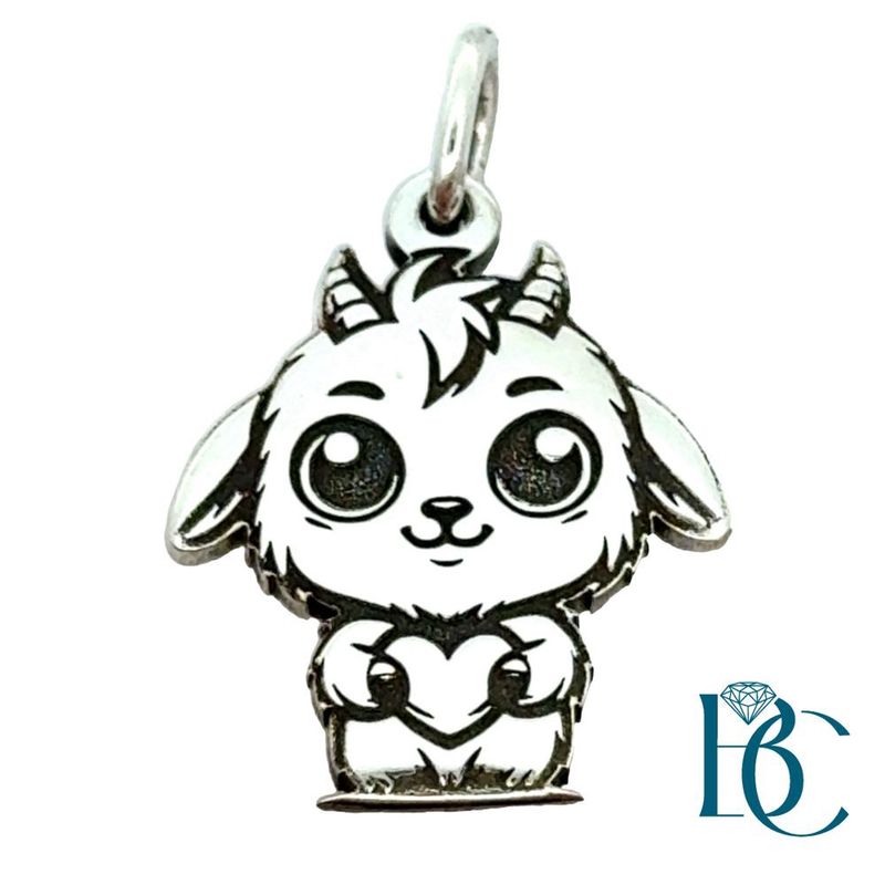 SS Cuddly Baby Goat Charm BCJ1131