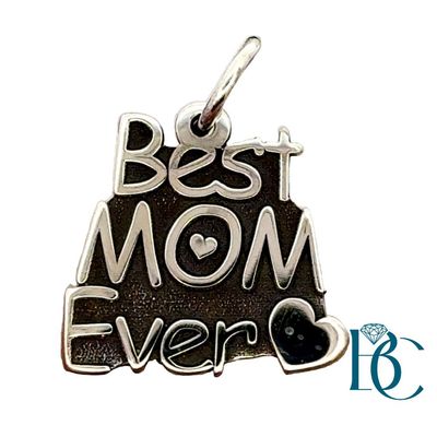 SS Best Mom Ever Charm BCJ1135