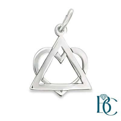 SS Adoption Triangle & Heart Symbol BCJ1147