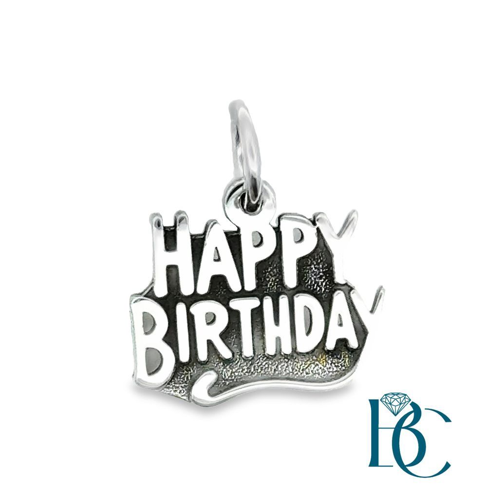 SS Happy Birthday Charm BCJ1153