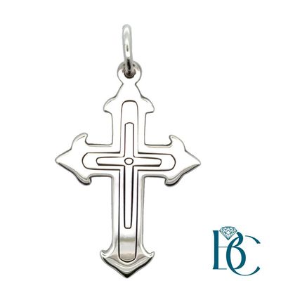 SS Triple Cross Pendant BCJ1162