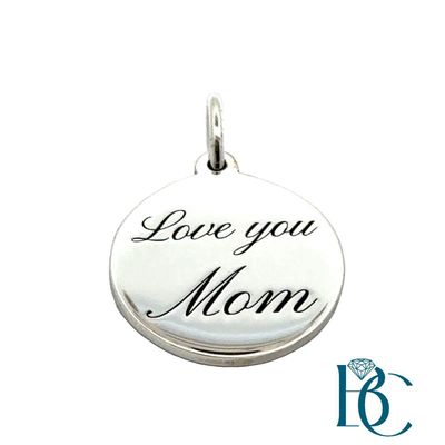 SS Love You Mom Charm BCJ1166