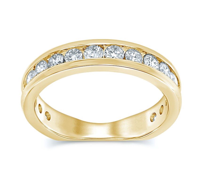 14k YG 0.78ctw Diamond Band