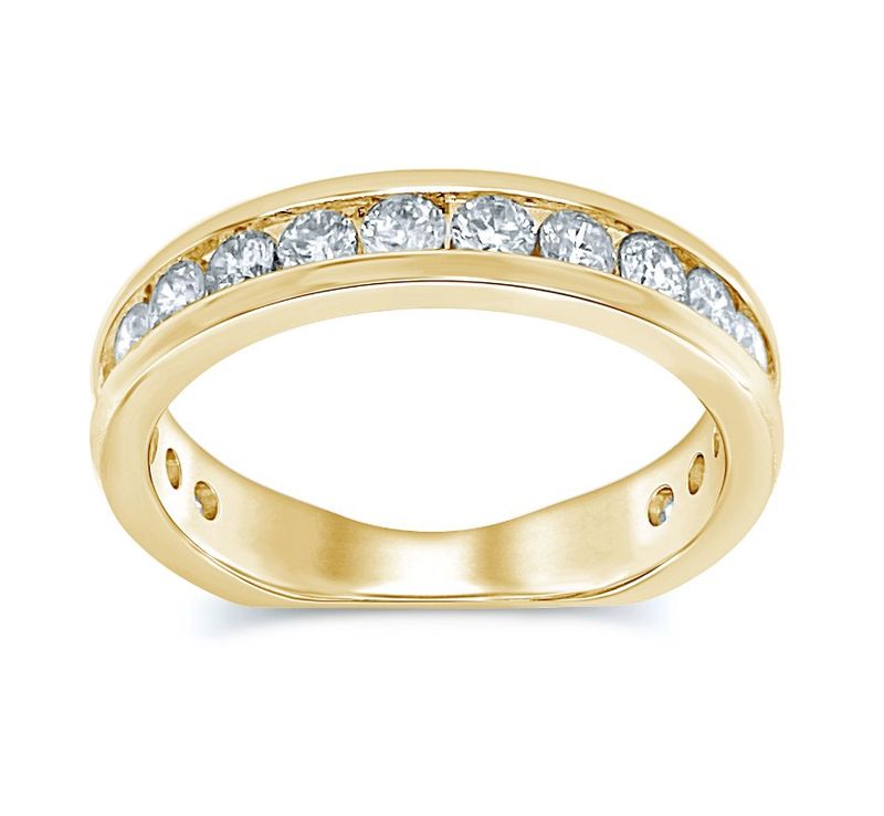 14k YG 0.78ctw Diamond Band