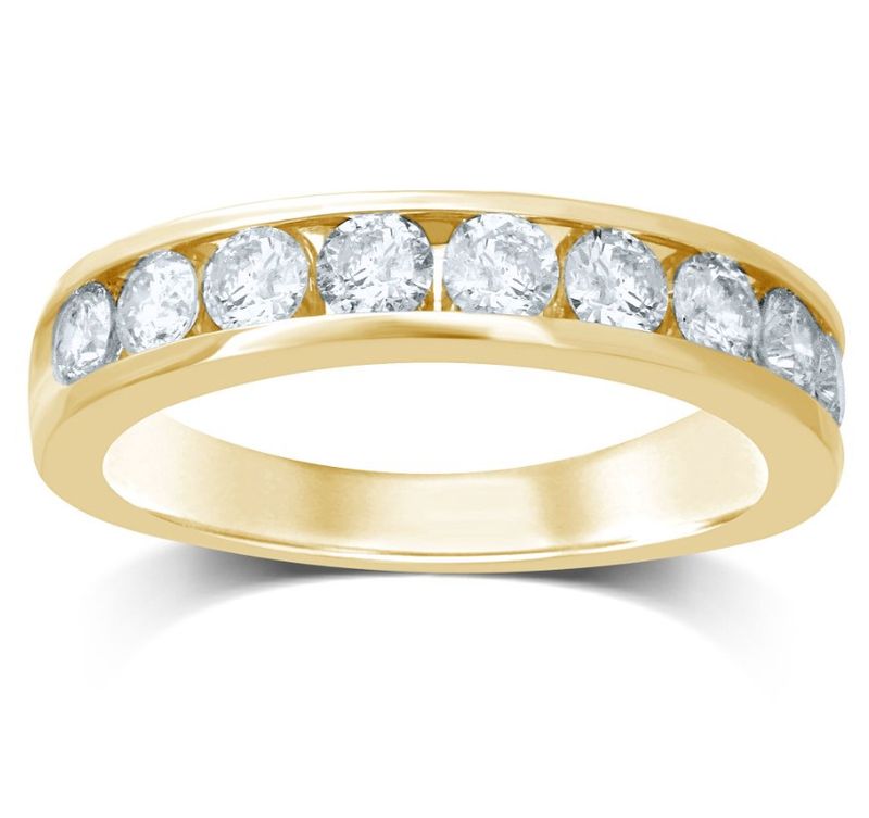 14k YG 1.00ctw Diamond Band