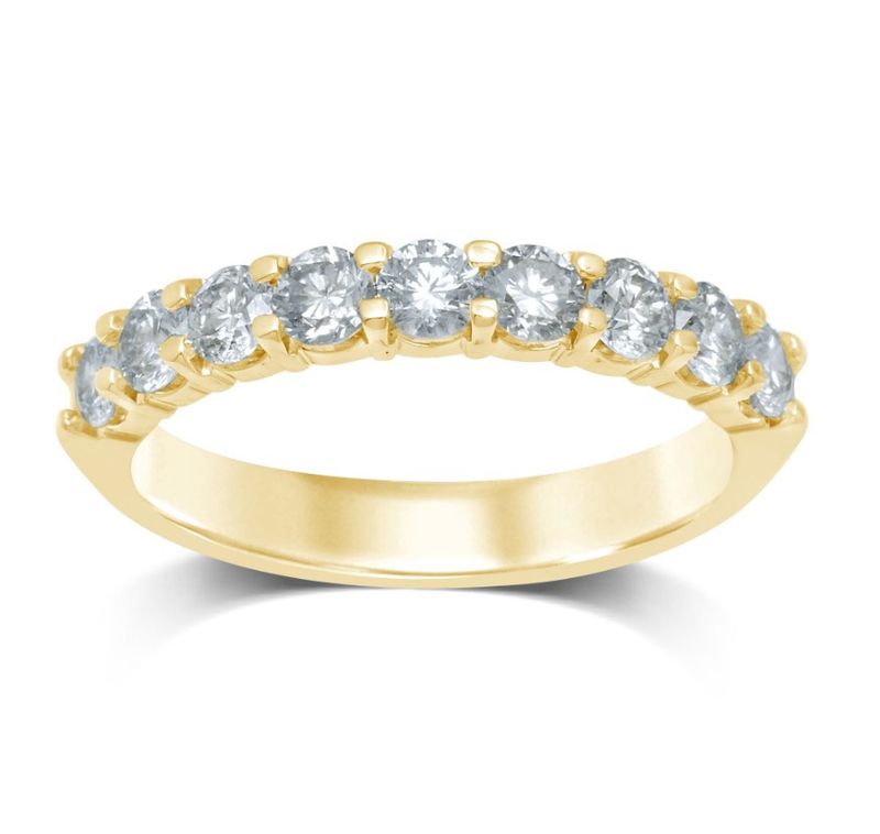 14k YG 1.00 ctw Diamond Band