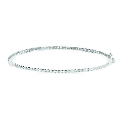 SS 1/2ctw Diamond Bangle