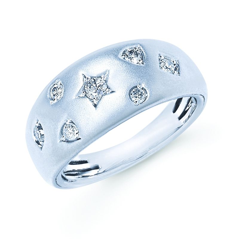 SS 1/4ctw Diamond Starlit Elegance Ring