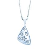 SS 1/4ctw Diamond Starlit Elegance Necklace