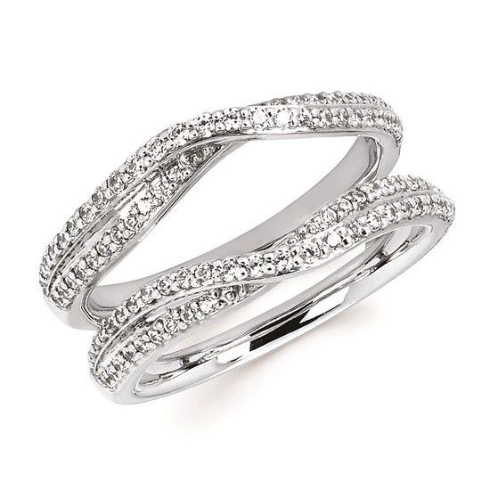 14k WG 1/2 ctw Diamond Eternal Embrace Bridal Insert