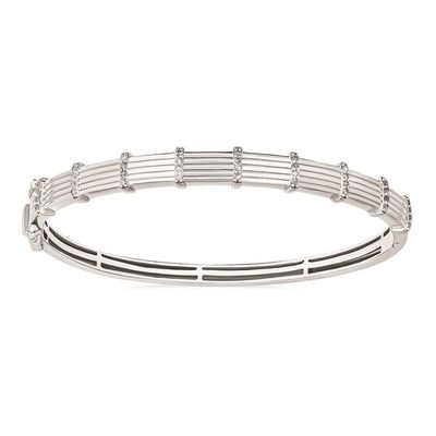 SS 1/4 ctw Diamond Elegant Radiance Bangle