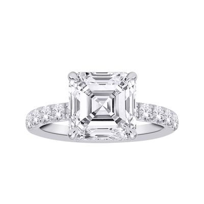 14K YG 2.30ctw Lab Diamond Engagement Ring