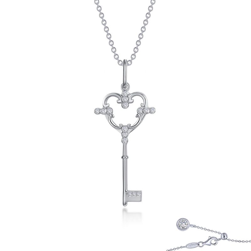 SS Key to My Heart Necklace