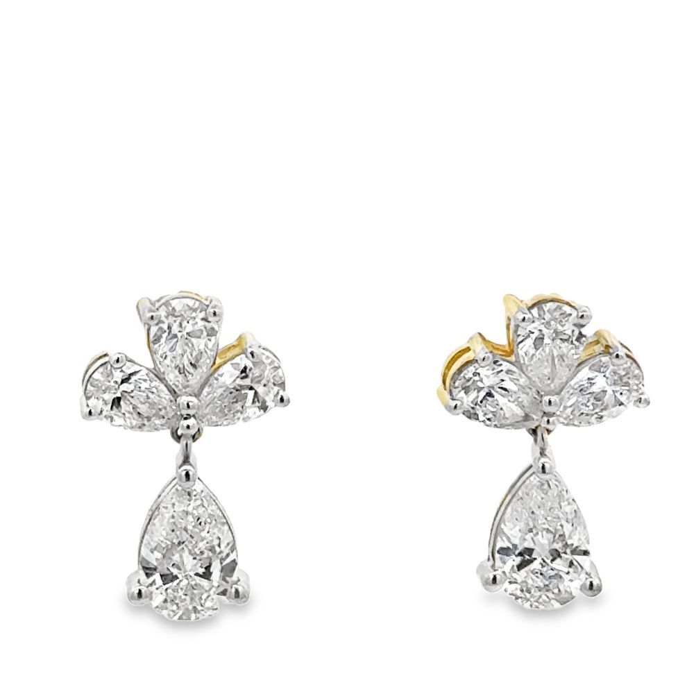 10k YG 2.00ctw Lab Grown Diamond Earrings