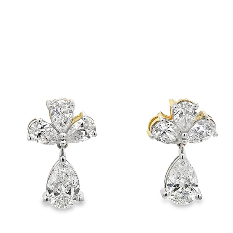 10k YG 2.00ctw Lab Grown Diamond Earrings