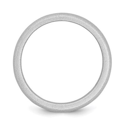 Silicone Metalic Silver 5.7mm Band