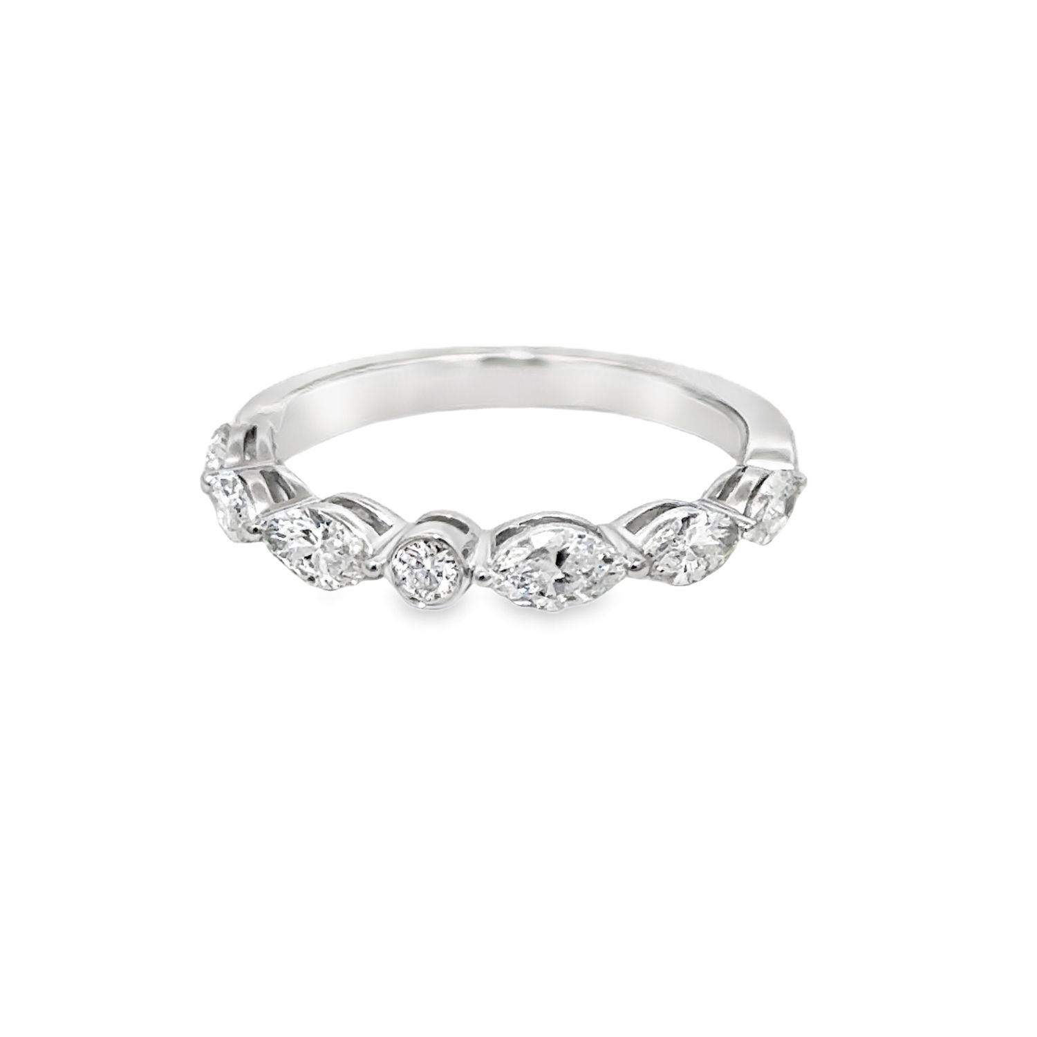 14k WG 0.75ctw Lab Diamond Band