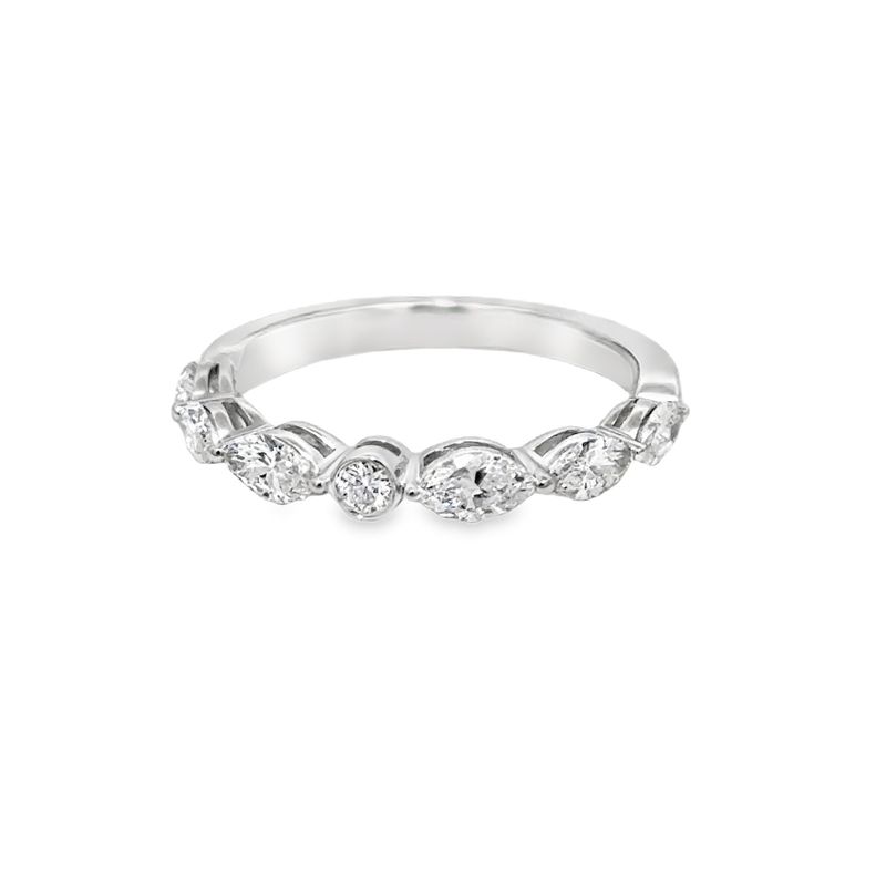 14k WG 0.75ctw Lab Diamond Band