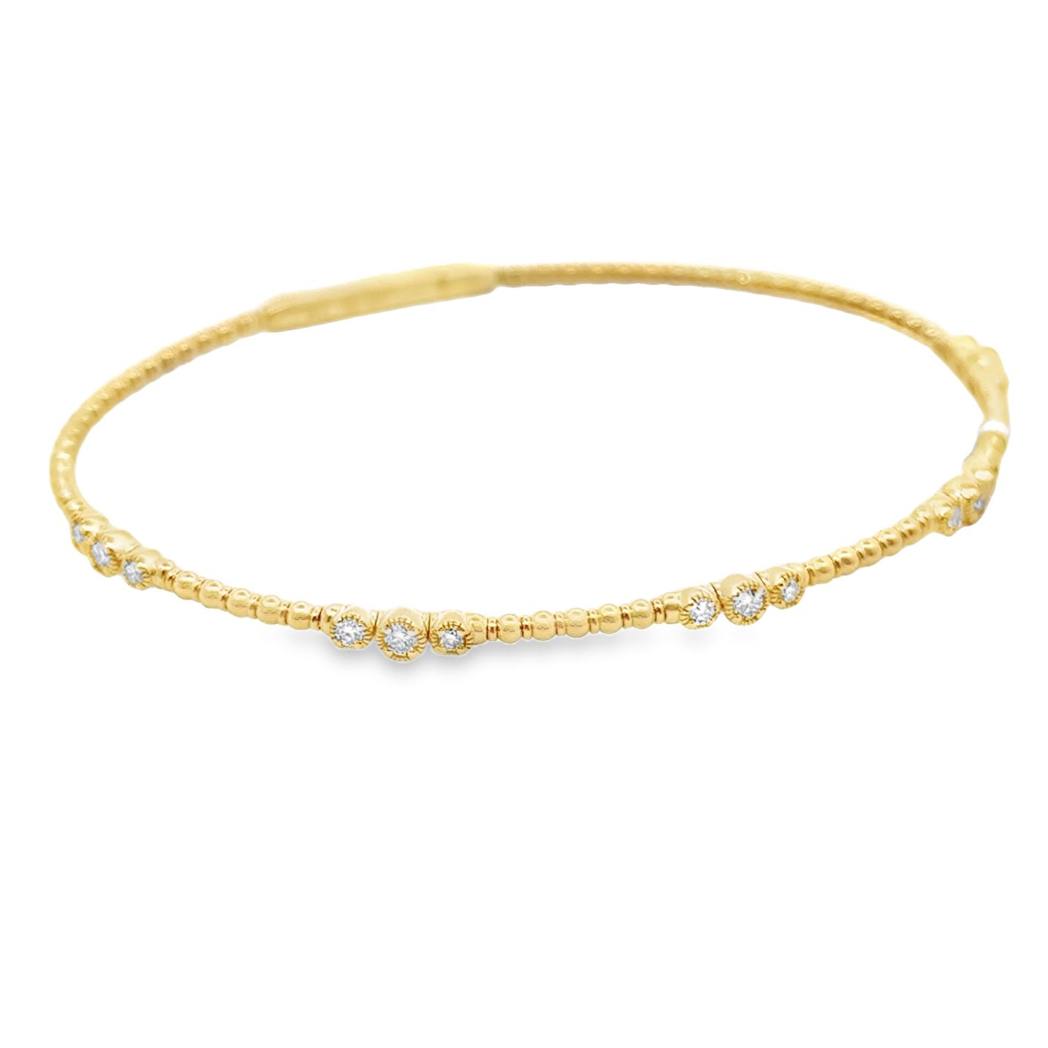 14k YG 0.35ctw Diamond Flex Bracelet