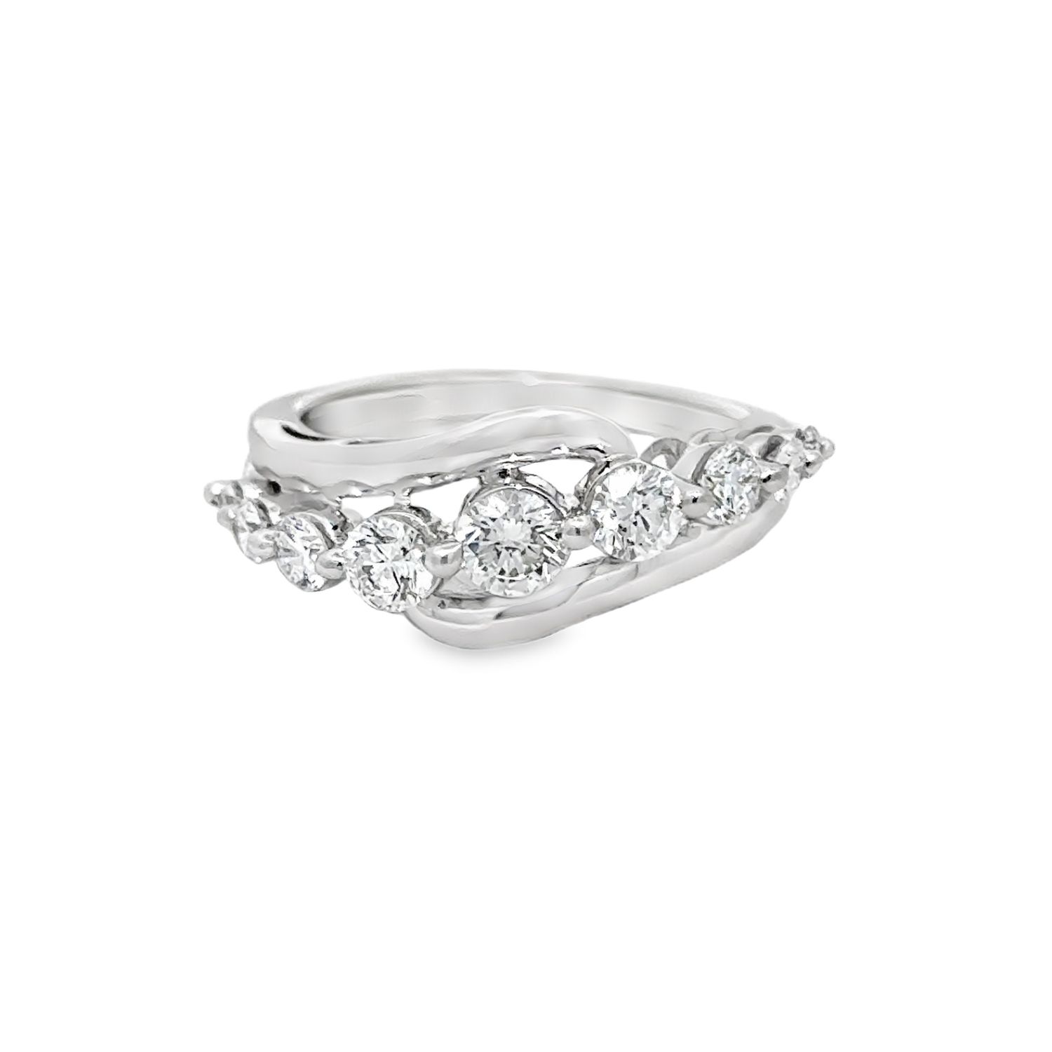 10K WG 1.00ctw Lab Diamond Enchanted Elegance Ring