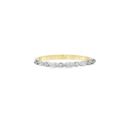 10K Gold 0.18ctw Lab Diamond Timeless Grace Ring, Color: Yellow Gold