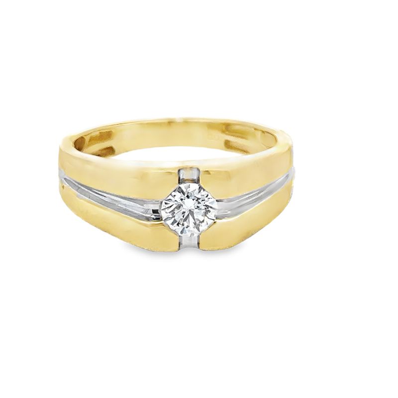 10K YG 0.50ctw Men's Lab Diamond Valor Brilliance