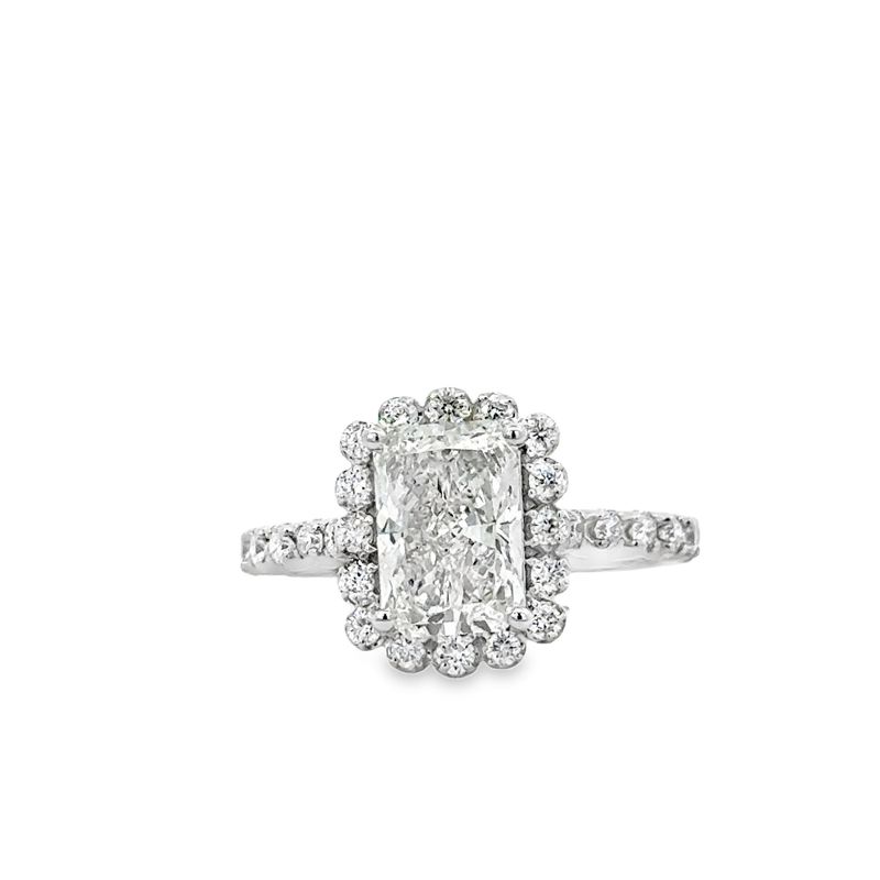 14k WG 2.50ctw Lab Diamond Engagement Ring