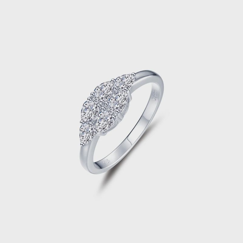 SS Simulated Diamond Cluster Ring