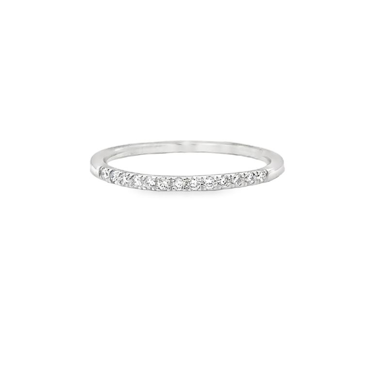 10k WG 0.15ctw Lab Diamond Anniversary Band
